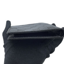 将图像加载到图库查看器中，BALENCIAGA GUCCI x BALENCIAGA The Hacker Project Bifold Wallet Black680430 PVC/Leather
