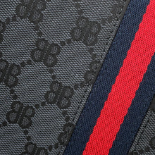 将图像加载到图库查看器中，BALENCIAGA GUCCI × BALENCIAGA The Hacker Project Ophidia Shoulder Bag Black680121 Canvas Leather
