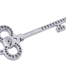 Load image into Gallery viewer, TIFFANY&amp;Co. Crown Key Necklace Full Pavé Size LargeGRP11583 Pt950
