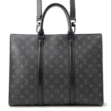 Load image into Gallery viewer, LOUIS VUITTON Sac Plat / Horizontal Zip NoirM45265 Monogram Eclipse
