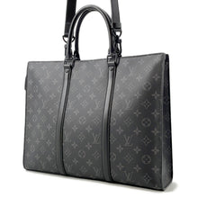 Load image into Gallery viewer, LOUIS VUITTON Sac Plat / Horizontal Zip NoirM45265 Monogram Eclipse
