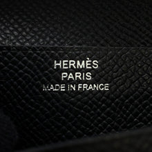 Load image into Gallery viewer, HERMES Bearn Compact Mono Chrome So Black Epsom
