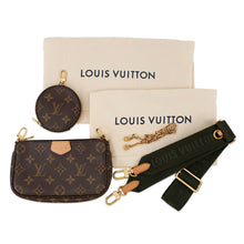 将图像加载到图库查看器中，LOUIS VUITTON Multi Pochette Accessoires Khaki/BrownM44813 Monogram
