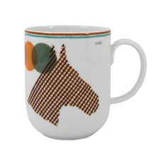将图像加载到图库查看器中，HERMES Thor HERMES Mug White/Multicolor Porcelain
