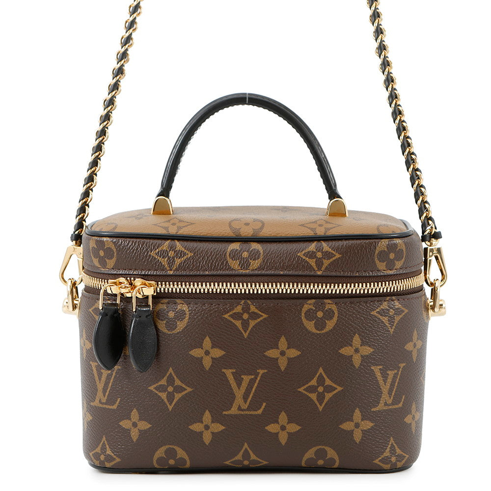 LOUIS VUITTON Vanity NV NoirM45165 Monogram Monogram Reverse Canvas Size PM
