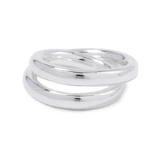 将图像加载到图库查看器中，HERMES Caba Cityslide clutchertige Ring Size 54/#14 Silver SV925
