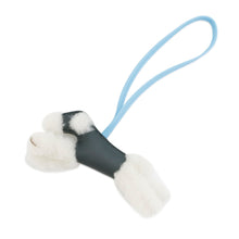 Load image into Gallery viewer, HERMES Buddy Bag Charm Vert Chypre/Celeste Lambskin Mouton
