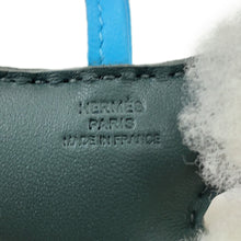 Load image into Gallery viewer, HERMES Buddy Bag Charm Vert Chypre/Celeste Lambskin Mouton
