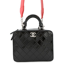 将图像加载到图库查看器中，CHANEL Vanity BlackAS1286 Patent Leather
