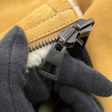 将图像加载到图库查看器中，Dior Reversible Hooded Mouton Jacket Size 34 Camel248C85AL815 Lambskin100% Wool 94% Nylon5% Polyurethane1%
