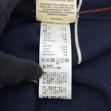 将图像加载到图库查看器中，HERMES Chaine d'Ancre knit cardigan Size 36 Blue・NoirH5E2749DF Cashmere50% Silk50%
