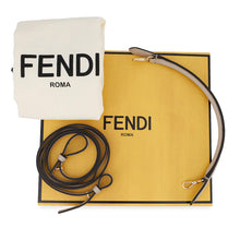 将图像加载到图库查看器中，FENDI Mamma Baguette Embroidery Beige/Coral8BS105 Canvas Leather Size Small
