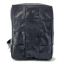 Load image into Gallery viewer, Bottega Veneta Maxi INTRECCIATO Cassette Sling Bag Black701366 Leather Size Mini
