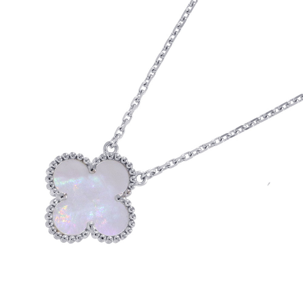 Van Cleef & Arpels Vintage Alhambra NecklaceVCARF48700 18K White Gold