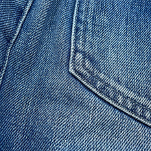 将图像加载到图库查看器中，CHANEL Denim CC LogoButton Skirt Size 36 BlueP55976 Cotton100%
