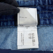 将图像加载到图库查看器中，CHANEL Denim CC LogoButton Skirt Size 36 BlueP55976 Cotton100%
