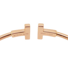 Load image into Gallery viewer, TIFFANY&amp;Co. T-wire Bracelet Size Small60010745 18K Pink Gold
