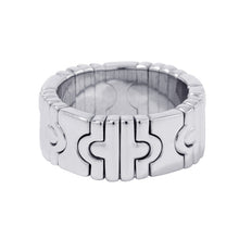 Load image into Gallery viewer, BVLGARI Parentesi Ring Size 11 18K White Gold

