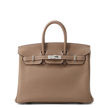 将图像加载到图库查看器中，HERMES Birkin Etoupe Togo Leather Size 25
