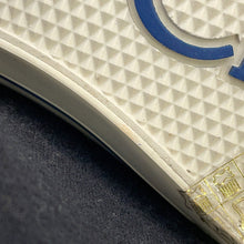 将图像加载到图库查看器中，JIMMY CHOO FENIX Sneakers Blue/Ivory Canvas Rubber Size 35
