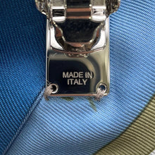 Load image into Gallery viewer, HERMES Grenelle EX-LIBRIS Barrette Blue Shiklad Metal Silk100%
