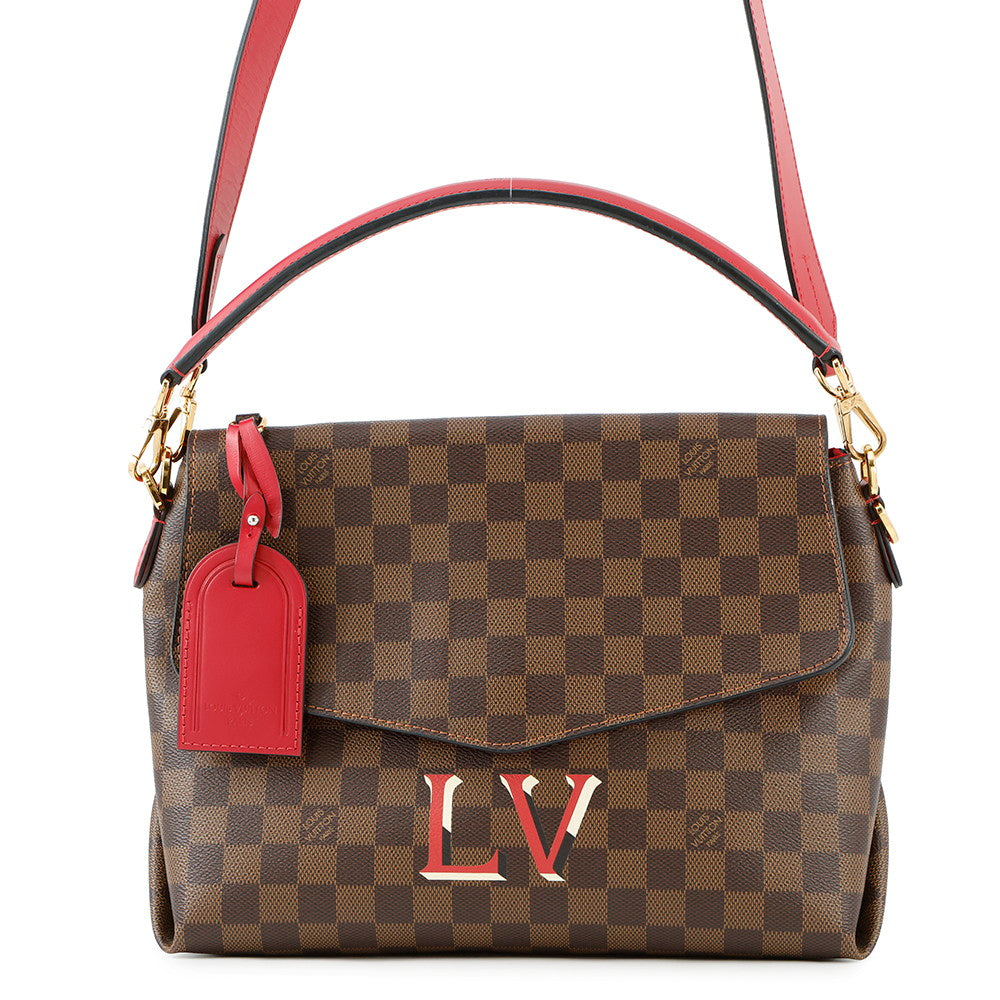LOUIS VUITTON Beaubourg scarletN40176 Damier Ebene Canvas