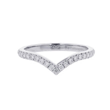将图像加载到图库查看器中，TIFFANY&amp;Co. Soleste V-Band Ring Size Approximately No. 1060875626 Pt950
