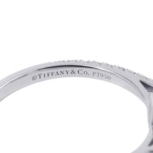 Load image into Gallery viewer, TIFFANY&amp;Co. Soleste Emerald Cut Diamond Ring Size Approximately 11 Pt950
