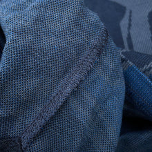 Load image into Gallery viewer, HERMES Dance of Horses Light Horse Print Pique Short Sleeve T-Shirt Size M Navy Cotton100%
