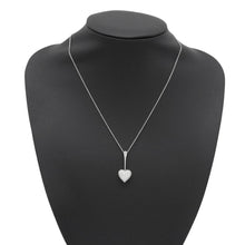 将图像加载到图库查看器中，CARTIER Heart Necklace Pavé Pt950
