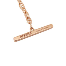 将图像加载到图库查看器中，HERMES Chaine d&#39;Ancre Bracelet Verso Size XS K18PG BlackCeramic
