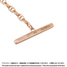 将图像加载到图库查看器中，HERMES Chaine d&#39;Ancre Bracelet Verso Size XS K18PG BlackCeramic
