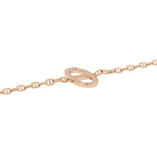 将图像加载到图库查看器中，HERMES Chaine d&#39;Ancre Contour Bracelet Size XS 18K Pink Gold

