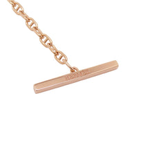 将图像加载到图库查看器中，HERMES Chaine d&#39;Ancre Contour Bracelet Size XS 18K Pink Gold
