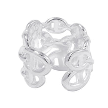 将图像加载到图库查看器中，HERMES Chaine d&#39;Ancre Anchene Ring Size GM/53/#13 SV925
