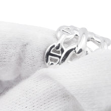 将图像加载到图库查看器中，HERMES Chaine d&#39;Ancre Anchene Ring Size GM/53/#13 SV925
