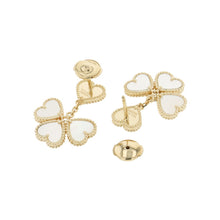 将图像加载到图库查看器中，Van Cleef &amp; Arpels Sweet Heart F Yearage EarringsVCARN5PQ00 18K Yellow Gold
