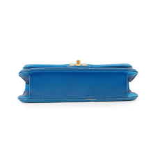 将图像加载到图库查看器中，CHANEL Sunset on the Sea Matelasse Single Flap Blue Caviar Leather
