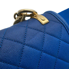 将图像加载到图库查看器中，CHANEL Sunset on the Sea Matelasse Single Flap Blue Caviar Leather
