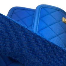 将图像加载到图库查看器中，CHANEL Sunset on the Sea Matelasse Single Flap Blue Caviar Leather
