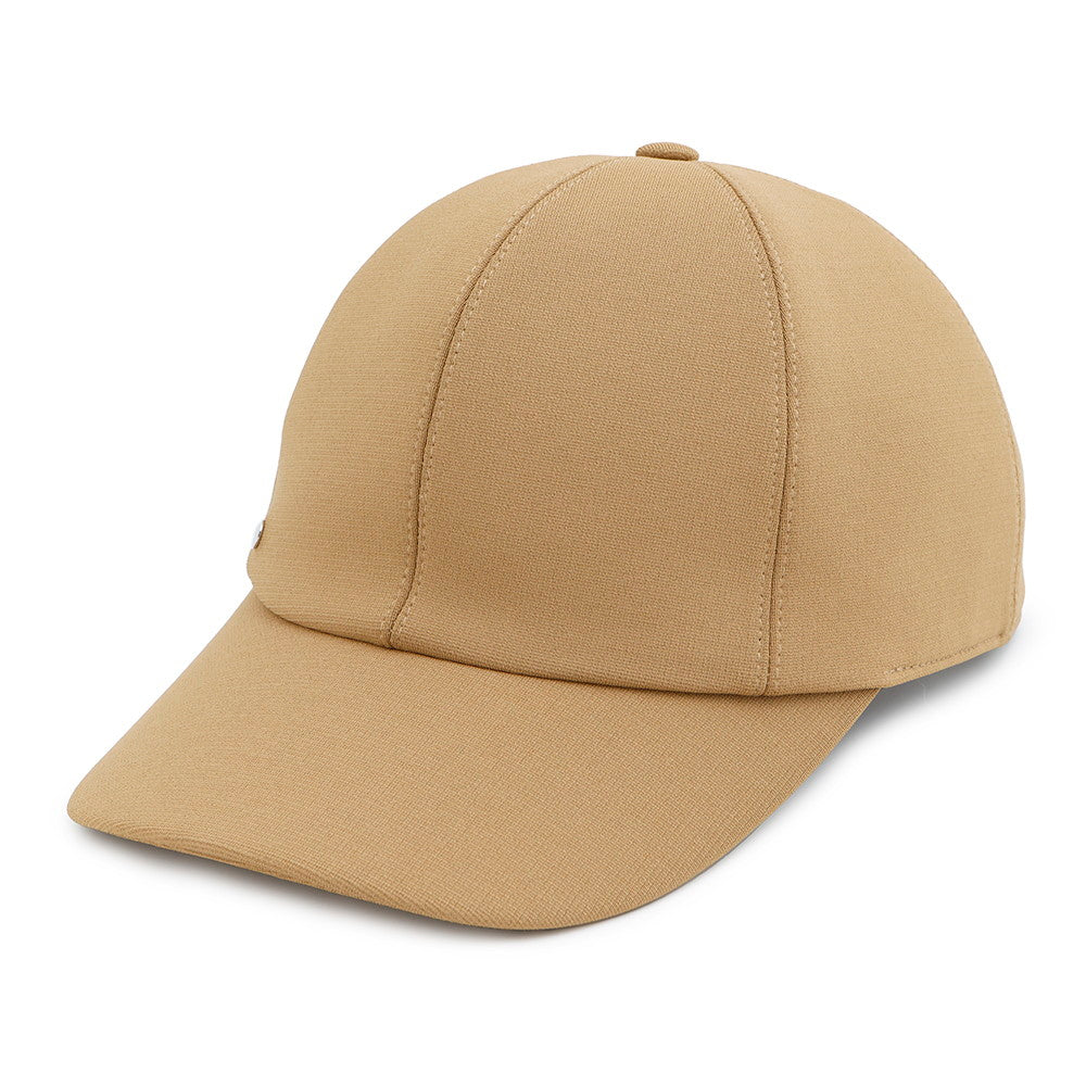 HERMES Cap《Tess》 Milan Jersey Size 58 Biscuit Rayon Polyurethane