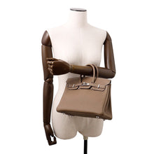将图像加载到图库查看器中，HERMES Birkin Etoupe Togo Leather Size 25
