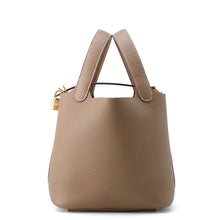 将图像加载到图库查看器中，HERMES Picotin Lock Etoupe Taurillon Clemence Size PM
