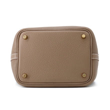 将图像加载到图库查看器中，HERMES Picotin Lock Etoupe Taurillon Clemence Size PM
