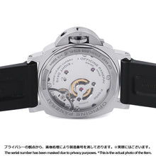 将图像加载到图库查看器中，PANERAI Luminor Marina Logo Acciaio W44mm Stainless Steel Rubber Black DialPAM01005

