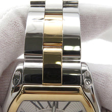 将图像加载到图库查看器中，CARTIER Roadster SM W32mm×H37mm Stainless Steel K18YG Silver DialW62031Y4

