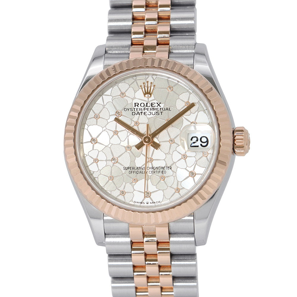 ROLEX Datejust W31mm Stainless Steel K18PG Silver Dial278271