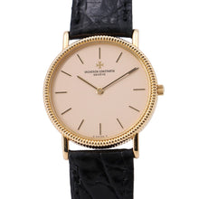 Load image into Gallery viewer, VACHERON CONSTANTIN Patrimony Extra Flat W31mm K18YG Leather Ivory DialCal 1003/1
