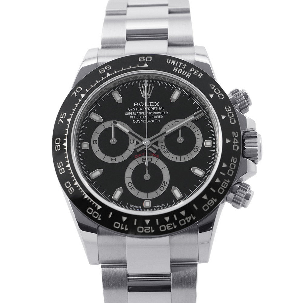 ROLEX Cosmograph Daytona W40mm Stainless Steel Black Dial116500LN