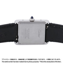 将图像加载到图库查看器中，CARTIER tank mast LM H33.7mm×W25.5mm Stainless Steel Leather Silver DialWSTA0059
